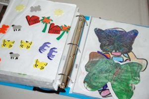 Keepr sake Binder for Children's Work. Keepsake binder | avoid paper clutter | keepsakes | artwork | worksheet storage | art storage