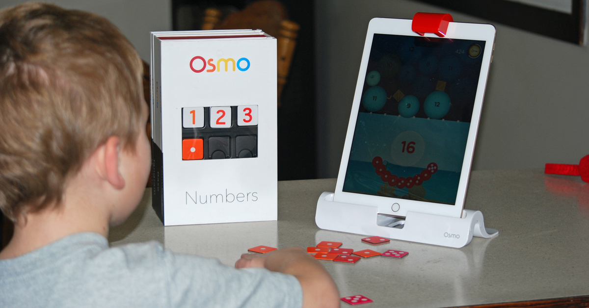 The Osmo is a wonderful and fun learning tool for children. #osmo #LearningGames #mathgames #spellinggames #homeschoolresource