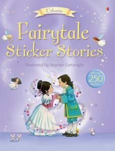 A wonderfully illustrated sticker book with a collection of stories and stickers.