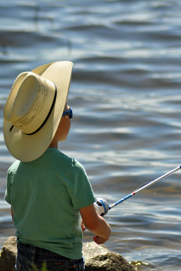 Fishing while camping with family is so special.  Treasure the memories. 