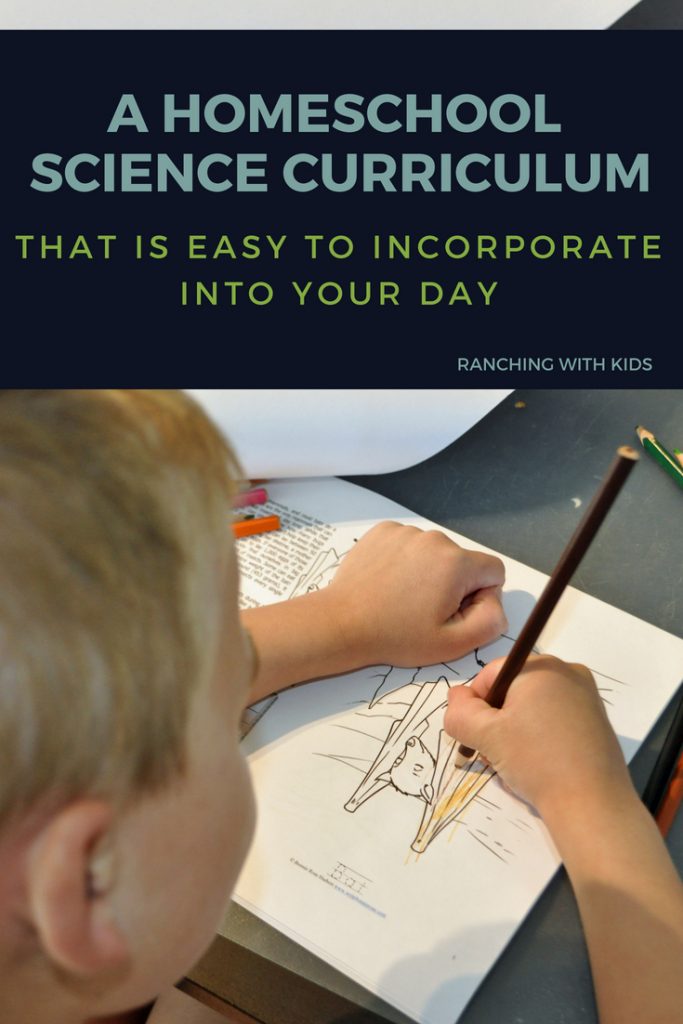 A homeschool science curriculum that is easy to incorporate into your day. #homeschoolscience #sciencecurriculum #homeschoolcurriculum