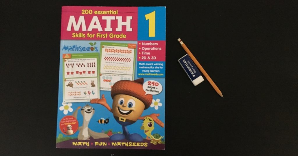 Reading Eggs and Mathseeds Workbook Review. #mathseeds #readingeggs #mathworkbook