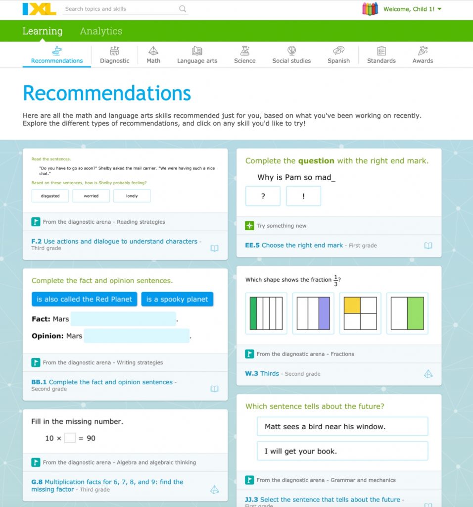 How We Use IXL In Our Homeschool. #IXL #IXLLearning #IXLLearningforkids