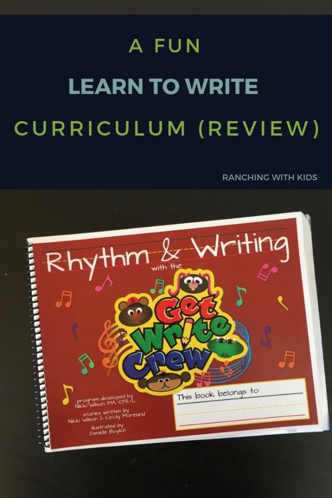 A Fun Learn to Write Curriculum (Review). #learntowrite #learntowriteletters