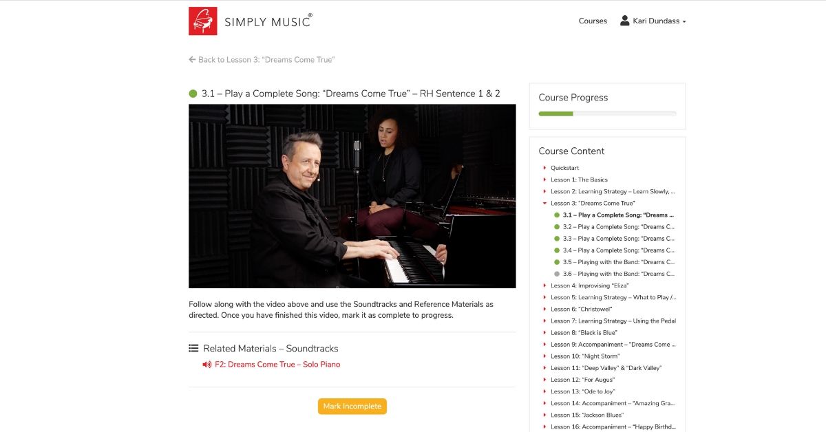 Piano Lessons Year 1- Free Online Video Lessons 