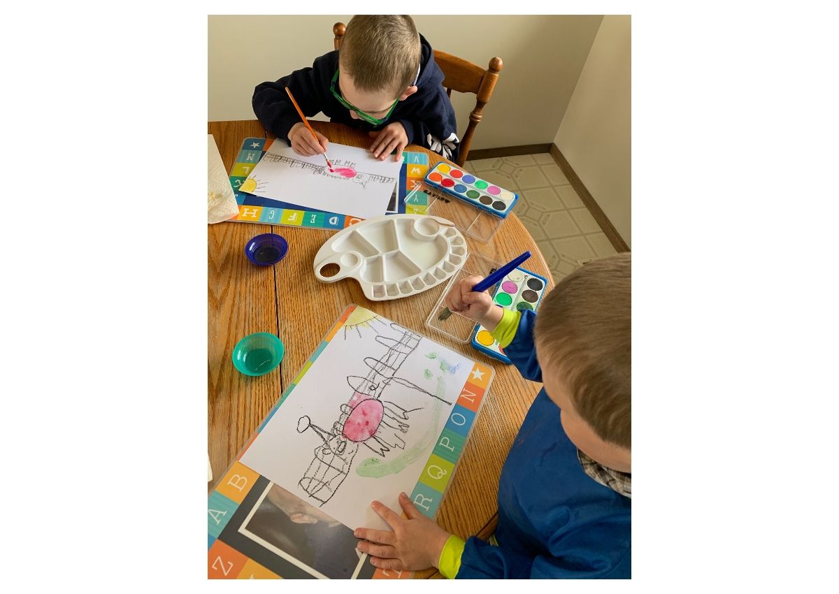 A fun art curriculum project from Home Art Studio