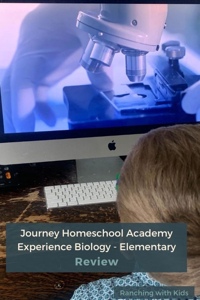 Journey Homeschool Academy  Experience Biology: Elementary Course. #homeschoolbiology #homeschoolscience #elementarybiology