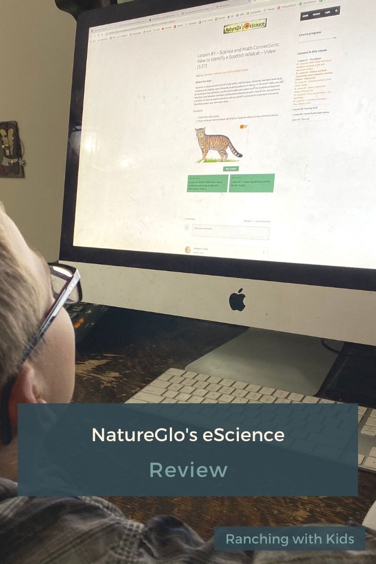 NatureGlo's eScience combines math and science into one course bundle so that your child can have fun studying these topics together. #homeschoolscience #homeschoolmath #onlinecurriculum #natureglo